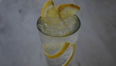 Homemade lavender lemonade