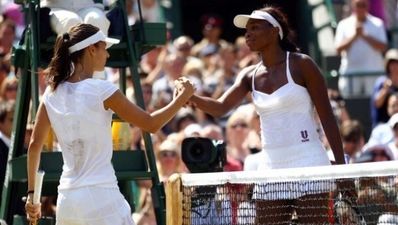 Venus out of Wimbledon