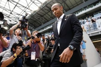 Video: Thierry Henry gets THAT arm covered in a massive tattoo