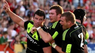 Leamy scores try on Munster return