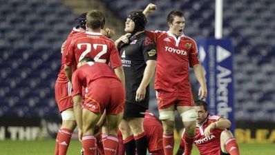 O’Callaghan helps Munster to narrow victory over Edinburgh