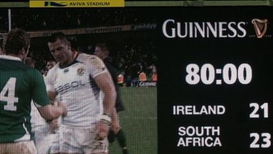 Ireland v South Africa in pictures