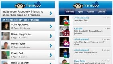 Facebook-powered Frenzapp makes apps discovery easier