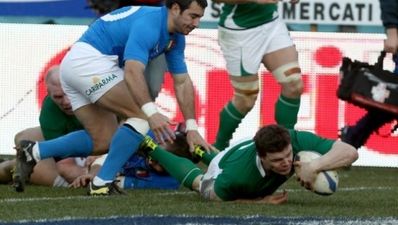 Six Nations: Italy 11-13 Ireland as it happened