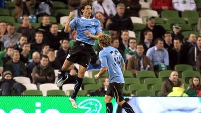 Uruguay prevail in goal-fest at the Aviva