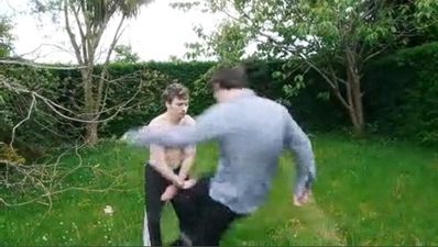 Video: Taking one for the team – in style