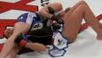 Video: Kim Couture choked out, late referee stoppage
