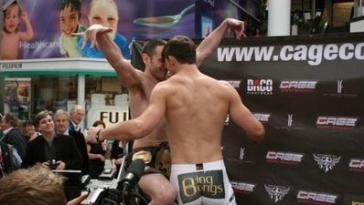 Tempers fray at Cage Contender X weigh-in