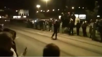 Teen jumps over speeding Lamborghini Gallardo