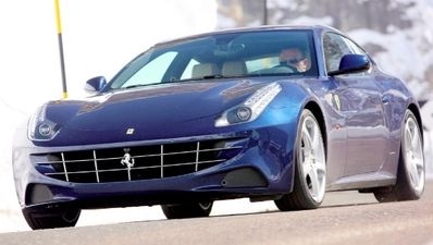 Ferrari FF found flaming