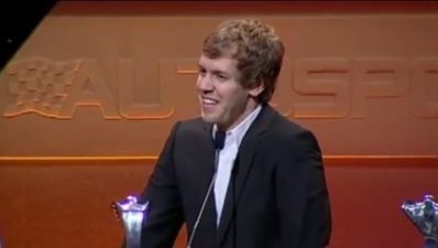 Watch as Sebastian Vettel impersonates Kimi Räikkönen brilliantly