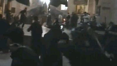 Video: Priests and monks engage in mass brawl in Bethlehem of all places