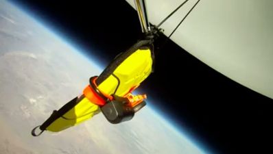 iPad survives a fall from space