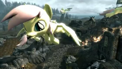 Video: How do you improve Skyrim? Replace dragons with My Little Pony
