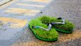 The latest footwear trend: flip flops made from grass