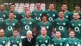 What’s the story with Donncha O’Callaghan in the Ireland team photo?