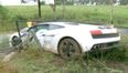 When is the worst time to crash a rented Lamborghini? This guy found out