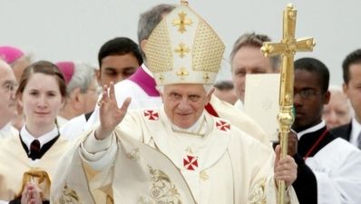 In assassination news, Pope Benedict XVI to “die within a year” apparently