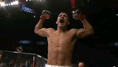 What was the moment of UFC 144 last night? This kick