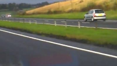 Scottish driver speeds wrong way down busy motorway
