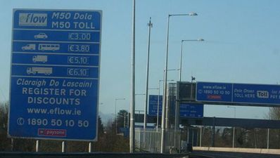 Motorist racks up six-figure bill after ignoring M50 toll over 1,000 times in 2014