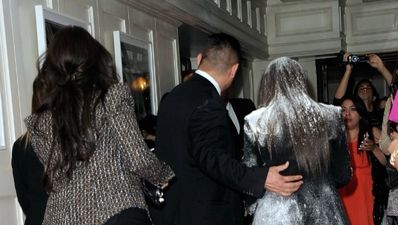 Kim Kardashian changes her mind and says she could sue flour attacker