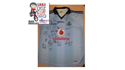 How would you like a Dublin jersey signed by the 2011 All-Ireland winners?