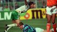 Irish Soccer’s Most Memorable Moments, No 22: Niall Quinn’s goal v Holland, 1990