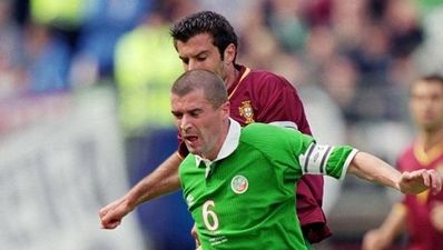 Irish Soccer’s Most Memorable Moments, No 20: Roy Keane’s performance against Figo & Co, 2001