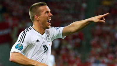 Video: The reaction from Lukas Podolski’s son after his dad saves his penalty is priceless