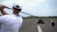 Video: F1 driver catches golf ball in speeding Mercedes