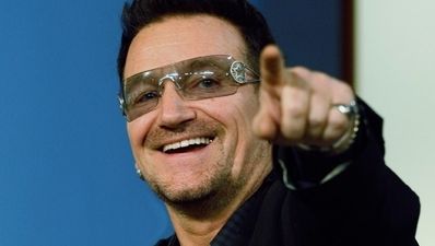 Bono takes time out from helping people by appearing on Big Brother