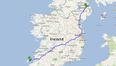 Video: How to drive from Dingle to Belfast in 3.5 minutes