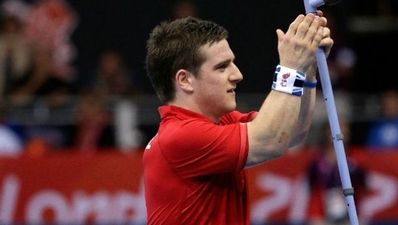 Stunning table tennis shot during Paralympics 2012