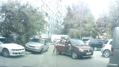 Video: Three girls attempt to park a car. It does not end well