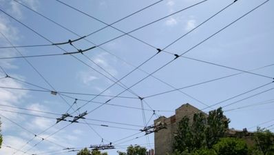 Video: Tram gets up close and personal with jogger