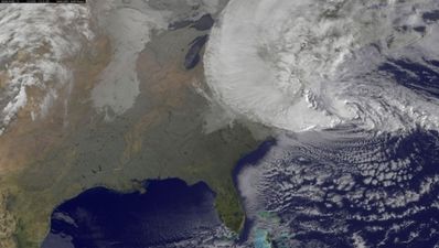 What caused Hurricane Sandy?