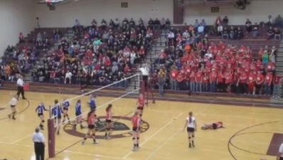 Video: Who knew volleyball could be this dangerous?