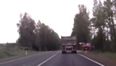 Video: Only bad things happen when tractor brakes fail…