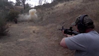 Video: Explosion results in hilarious nut shot