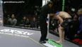 Video: MMA fighter taken out by vomit