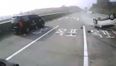 Video: Car smashes into truck at full speed… again