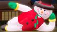 Do you know anything about the mysterious disappearance of a 60ft inflatable snowman?