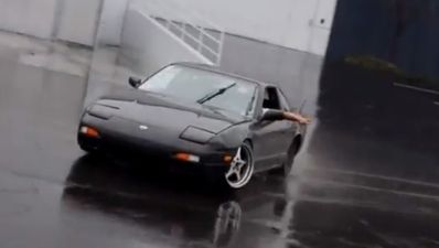 Video: Drifter drifts his car a little too far