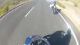 Video: Biker learns about the dangers of high-speed driving…