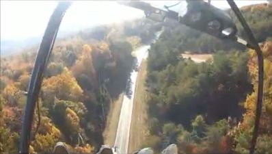 Video: Ultra-light crash landing nearly ends in disaster