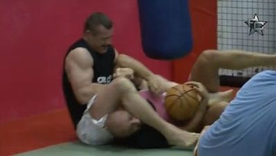 Video: MMA + Basketball = WTF