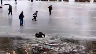 Video: When sledding goes seriously wrong…