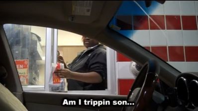 Video: Prankster pulls hilarious invisible man drive-thru prank