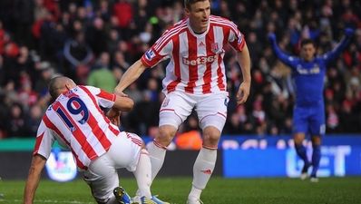 Video: Jonathan Walters scores a great header…in the wrong end.